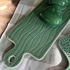 Planche Flora rectangulaire en céramique – Opjet