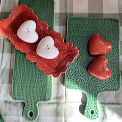 Planche Flora rectangulaire en céramique – Opjet