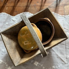 4 bols à oreilles T.G. Vallauris – terre cuite vernissée – années 1950