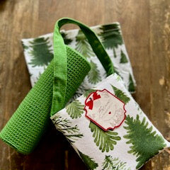 Coffret Cadeau — 2 Torchons Blanc Mariclò