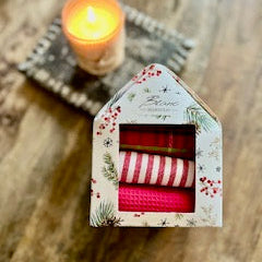 Coffret 3 Torchons Blanc Mariclò