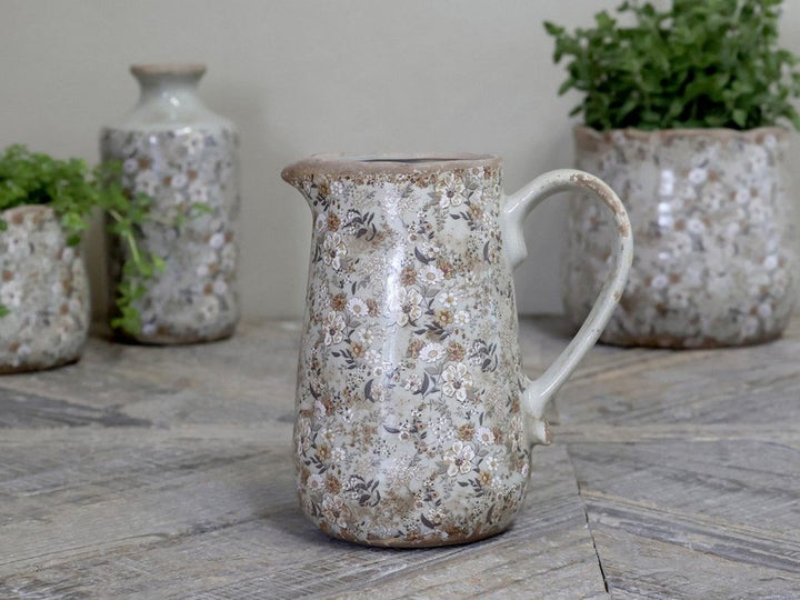 Pichet décoratif Chic Antique – Collection Evry (H 18 × L 16 × l 11,5 cm)