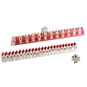 Calendriers de l'avent en bois. Décors au choix.