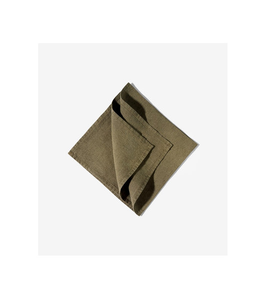 Serviettes de table kaki -Haomy- Par 2