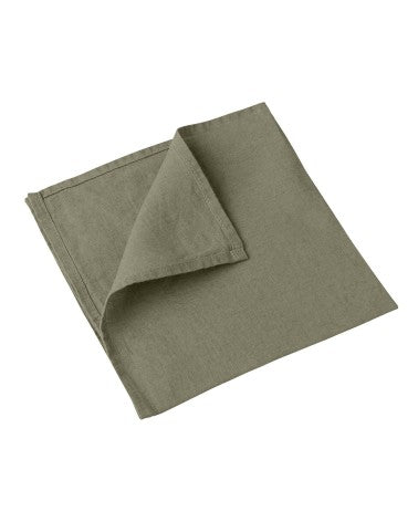 Serviettes de table kaki -Haomy- Par 2