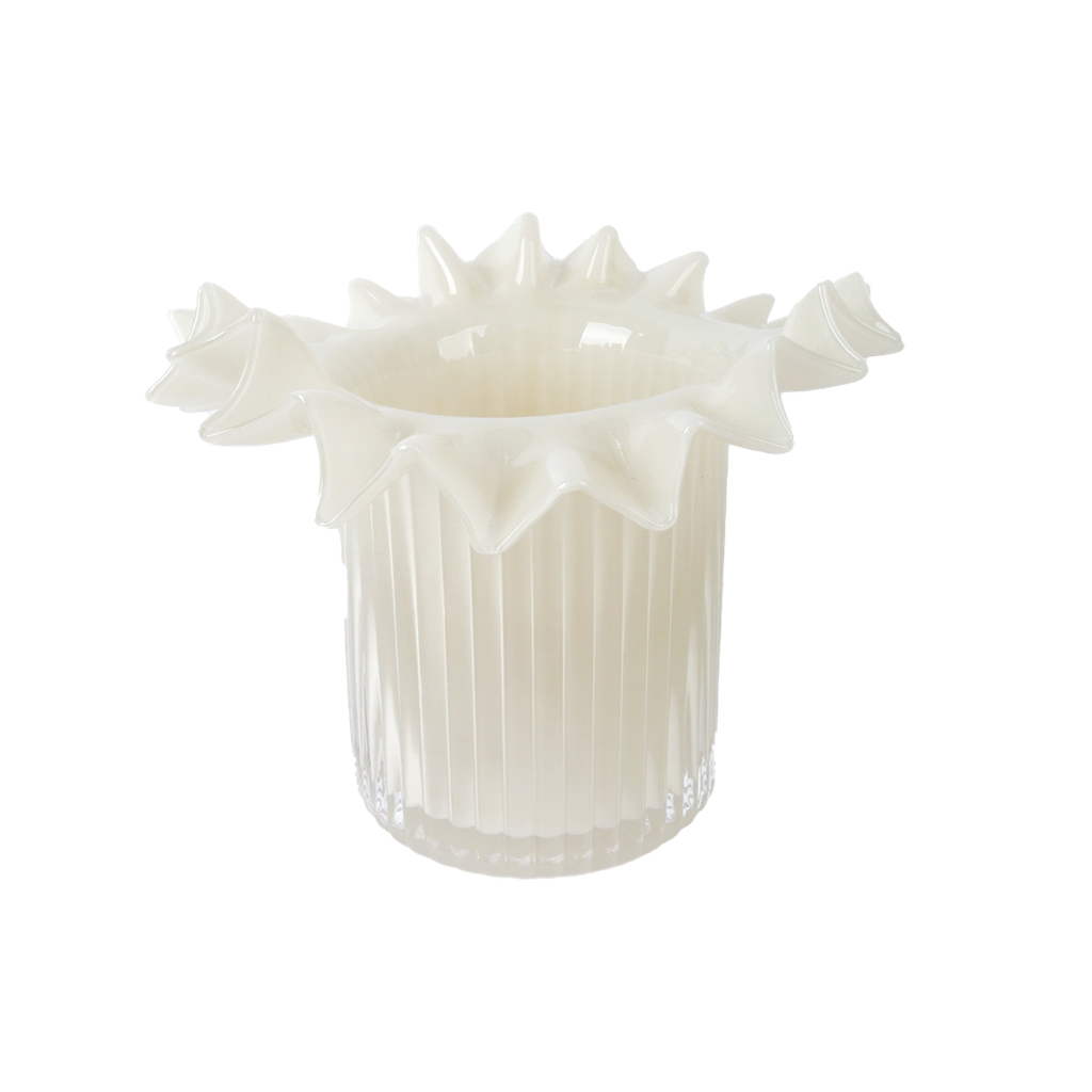 Vase Froufrou beige – Opjet Paris – 2 dimensions