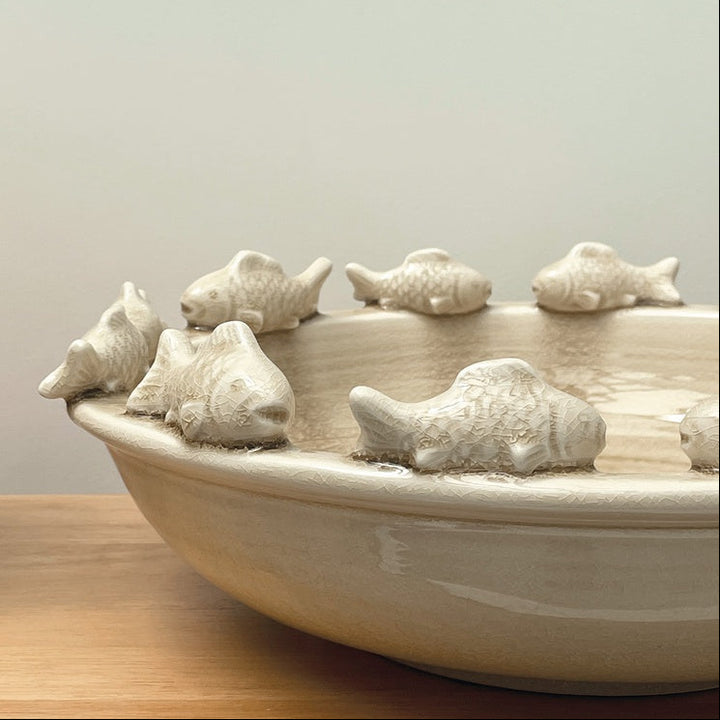 Centre de table poisson sable