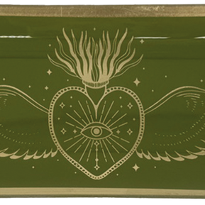 Plateau Ex-Voto Rectangle – Verre doré (L21,2 x P10,2 x H1,2 cm)