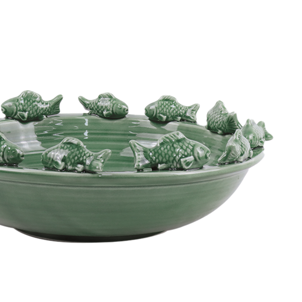 Centre de table poisson matcha