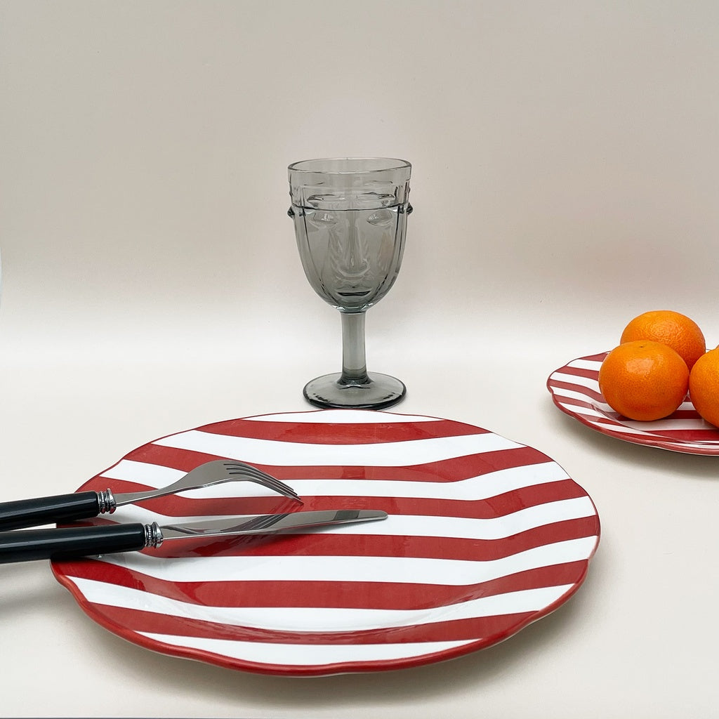 Set de 4 assiettes Trattoria - à Dîner ou à dessert.