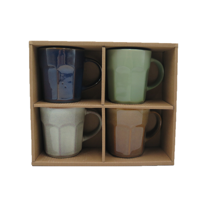 Set de 4 mugs en porcelaine – Jolis messages
