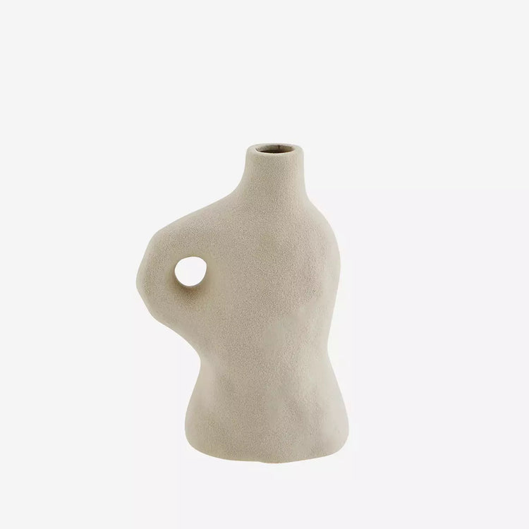 Vase grès Madam Stoltz, une anse.