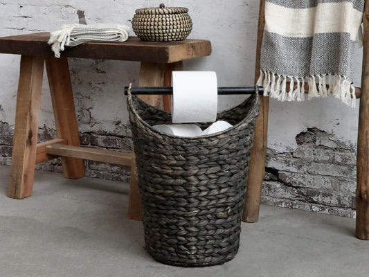 Panier avec porte papier toilette Chic Antique