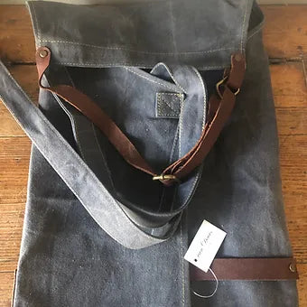 Tablier grosse toile et cuir Adulte ou  Junior - Déco Nord Sud