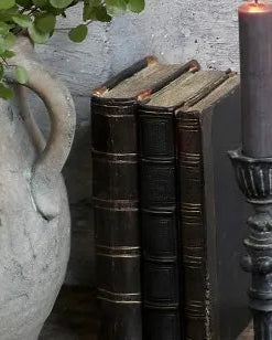 Anciens livres déco polyrésine. - Déco Nord Sud