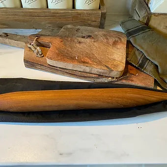 Rouleau à pâtisserie Teck naturel Be Home - Déco Nord Sud