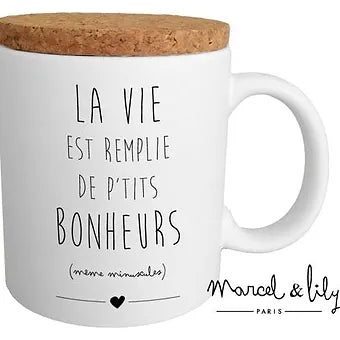Mug céramique - La vie est remplie de petits bonheurs - Déco Nord Sud