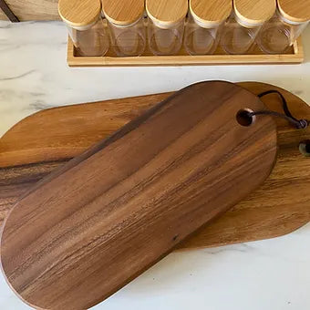 Planches à découper Bois d'Acacia foncé. - Déco Nord Sud