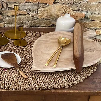 Rouleau à pâtisserie Teck naturel Be Home - Déco Nord Sud