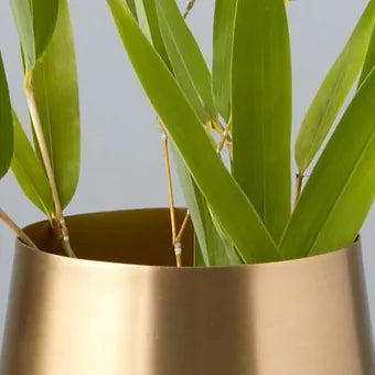 Vases doré satiné - 2 dimensions. Be Home Europe - Déco Nord Sud