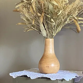 Vase en bois de manguier Be Home Europe. - Déco Nord Sud