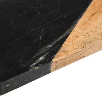 Planche bois de manguier , marbre noir - Déco Nord Sud