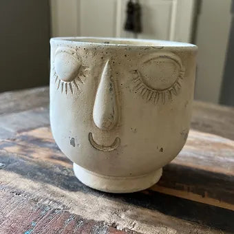 Cache pot ciment - Déco Nord Sud